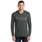 No One Fights Alone® Multicolored Ribbon Lightweight Hoodie Image