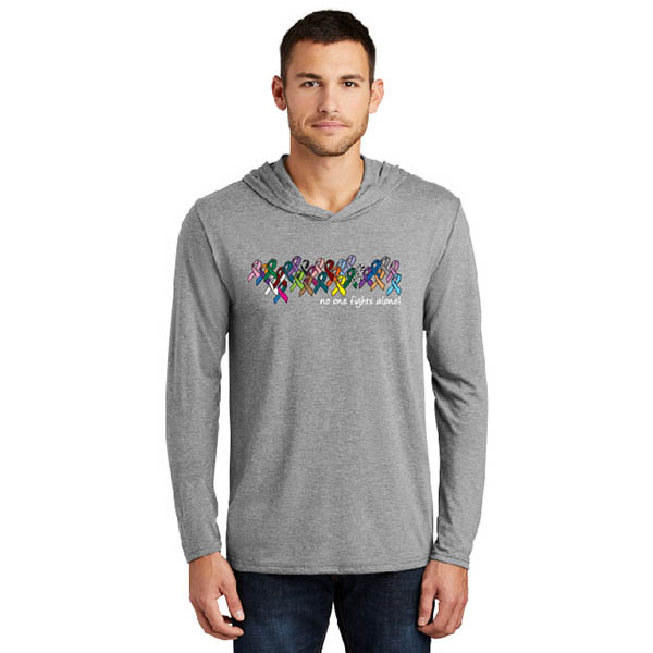 No One Fights Alone® Multicolored Ribbon Lightweight Hoodie