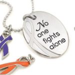 No One Fights Alone® Necklace w/ Ribbon Charm Image