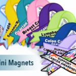 Mini Ribbon Awareness Magnet Image