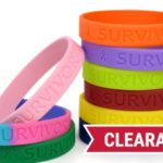 Cancer Survivor Wristband (Closeout) Image