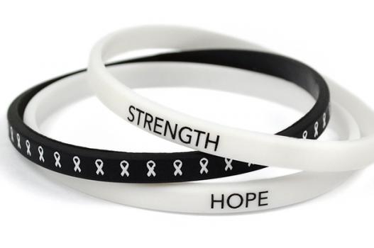 Lung Cancer Awareness Bracelet  ethnasia