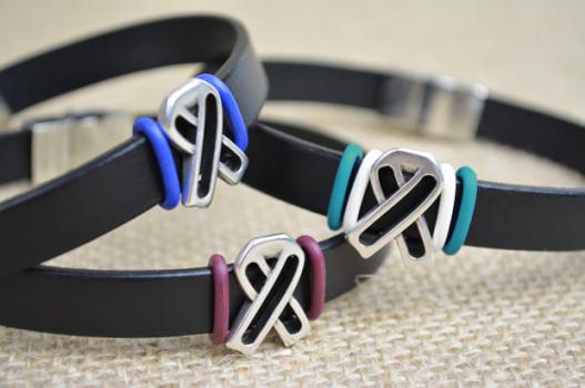 Customizable Awareness Ribbon Bracelets, Cotton Adjustable Friendship  Bracelet, Spoonie and Cancer Awareness, Stainless Steel Lobster Clasp - Etsy