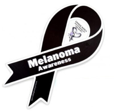 Melanoma Magnets, Buttons & Decals