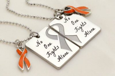 Leukemia awareness necklace sale