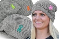 TooLoud Hope for a Cure Orange Ribbon Leukemia Flowers Adult Fleece Beanie Cap Hat TooLoud Hope for a Cure Orange Ribbon Leukemia Flowers Adult Fleece Beanie Cap Hat
