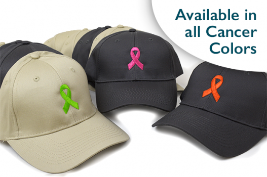 Ribbon Awareness Cap - Several cap colors available!