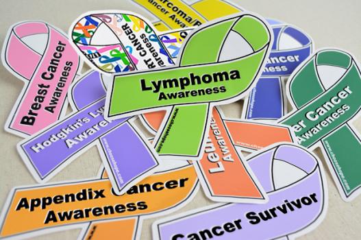 Ribbon Awareness Decals - Medium