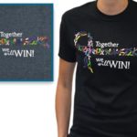 Together We Will Win® Ribbon T-shirt Image