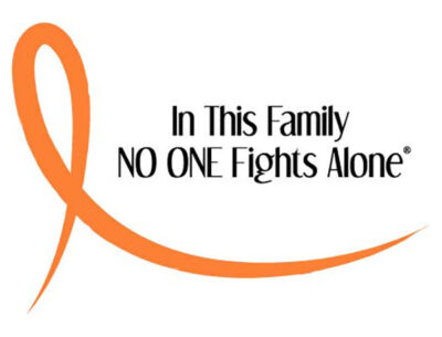 Orange Ribbon White (Leukemia)