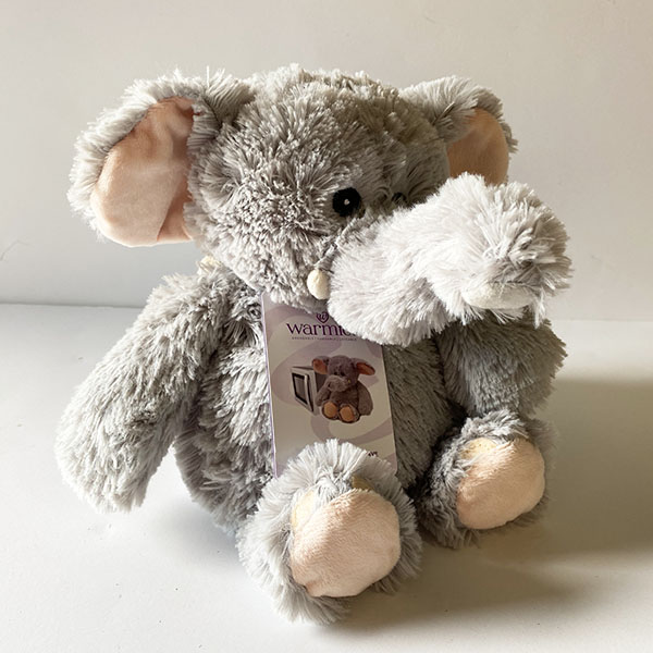 lavender stuffed elephant