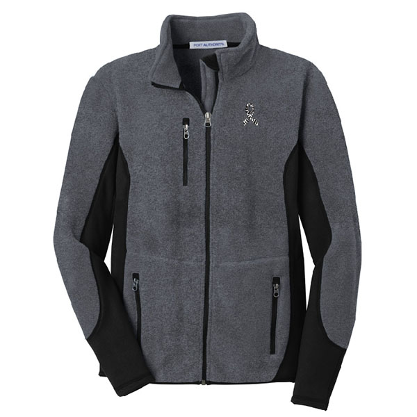 Cancer Awareness Ribbon Men's Pro Fleece Full-zip Jacket