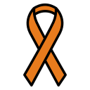 orange cancer ribbon