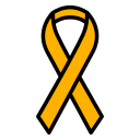 golden cancer ribbon