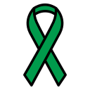 green cancer ribbon