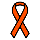 red cancer ribbon