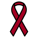 burgundy multiple myeloma cancer awareness ribbon