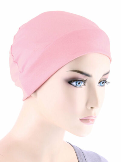 pink head covering