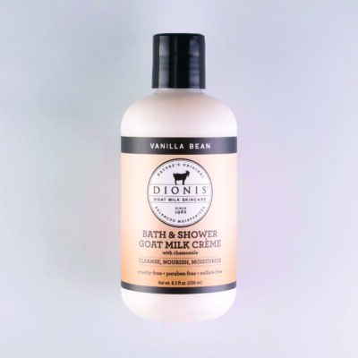 vanilla mean goat milk shower gel