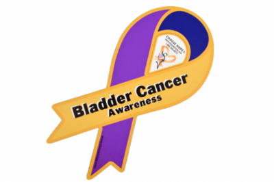 Support Blue Purple Yellow: The Bladder Cancer Ribbon