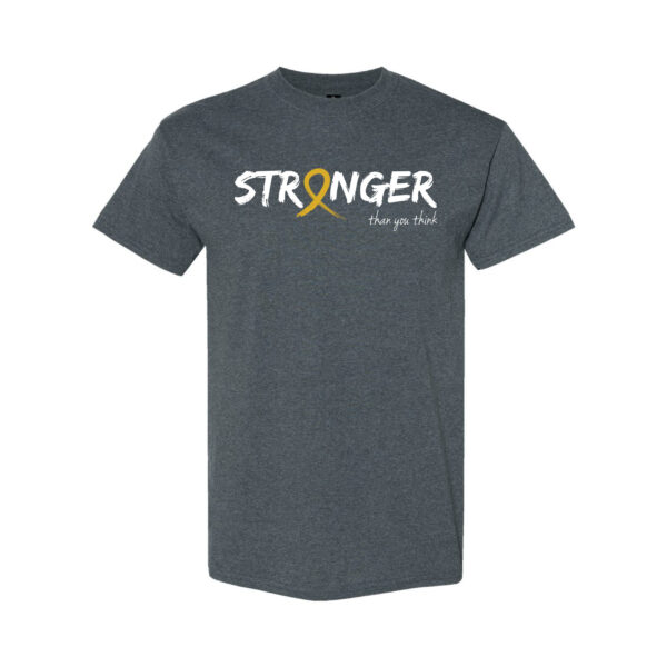 Survivor Strong Cancer Awareness T-shirt with Gold ribbon color