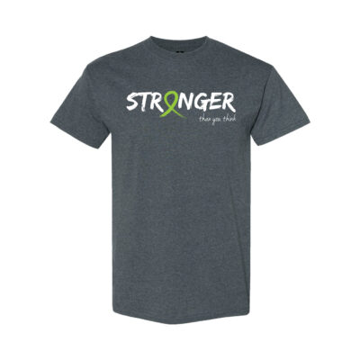 Survivor Strong Cancer Awareness T-shirt with Lime ribbon color