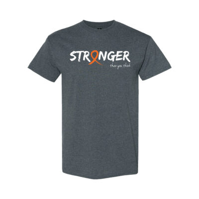Survivor Strong Cancer Awareness T-shirt with Orange ribbon color