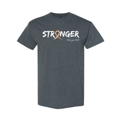 Survivor Strong Cancer Awareness T-shirt with Peach ribbon color