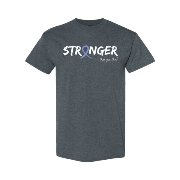 Survivor Strong Cancer Awareness T-shirt with Periwinkle ribbon color