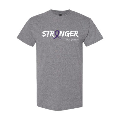 Survivor Strong Cancer Awareness T-shirt with Plum ribbon color