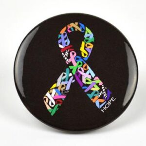 Ribbon of Hope Multicolored Button