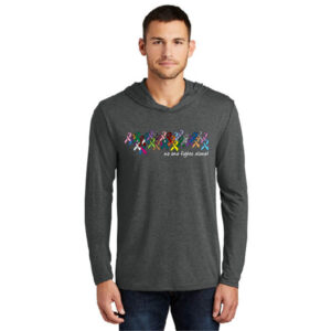 No One Fights Alone® Multicolored Ribbon Lightweight Hoodie