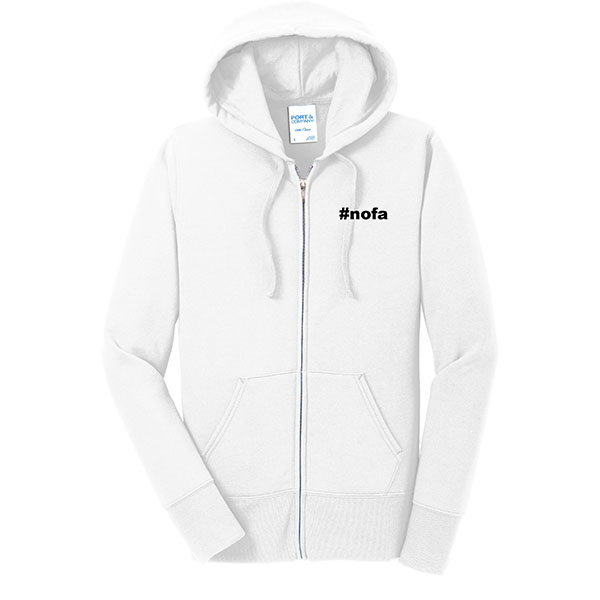 No One Fights Alone® Ladies Multicolored Ribbon Full Zip