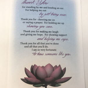 Thank You Caregiver Greeting Card