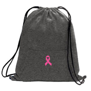 Cancer Ribbon Sweatshirt Cinch Bag