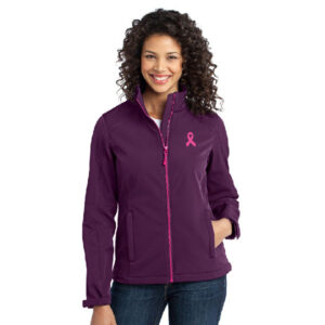 Breast Cancer Ladies Soft Shell Jacket