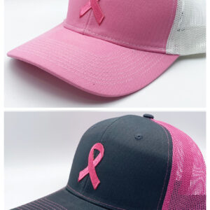 Breast Cancer Awareness Ribbon Mesh-back Cap