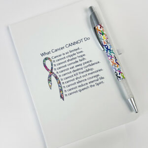 What Cancer Cannot Do® Journal - Multicolored with Ribbon Pen