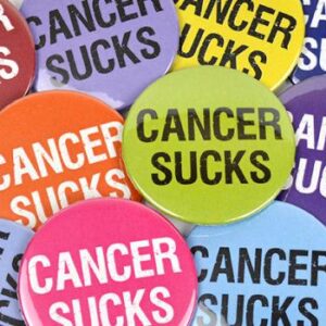 Cancer Sucks® Button