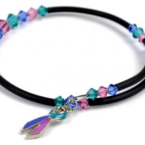 Cancer Awareness Wrap Bracelet