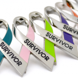 Cancer Survivor Ribbon Pin