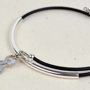 Inspire Awareness Wrap Bracelet w/ Ribbon Charm