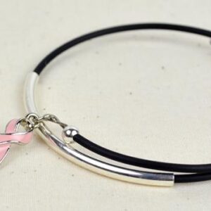 Inspire Awareness Wrap Bracelet w/ Ribbon Charm