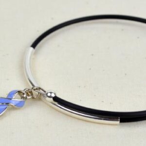 Inspire Awareness Wrap Bracelet w/ Ribbon Charm