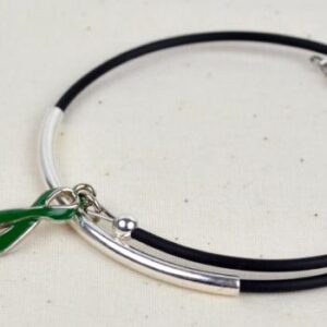 Inspire Awareness Wrap Bracelet w/ Ribbon Charm