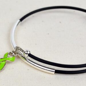 Inspire Awareness Wrap Bracelet w/ Ribbon Charm