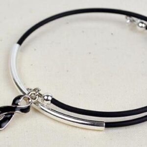 Inspire Awareness Wrap Bracelet w/ Ribbon Charm