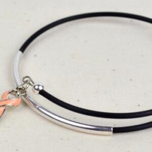 Inspire Awareness Wrap Bracelet w/ Ribbon Charm