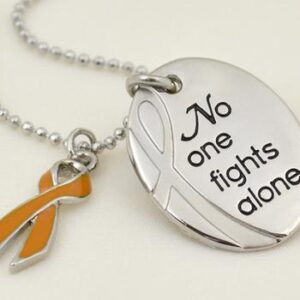 No One Fights Alone® Necklace w/ Ribbon Charm