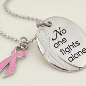 No One Fights Alone® Necklace w/ Ribbon Charm